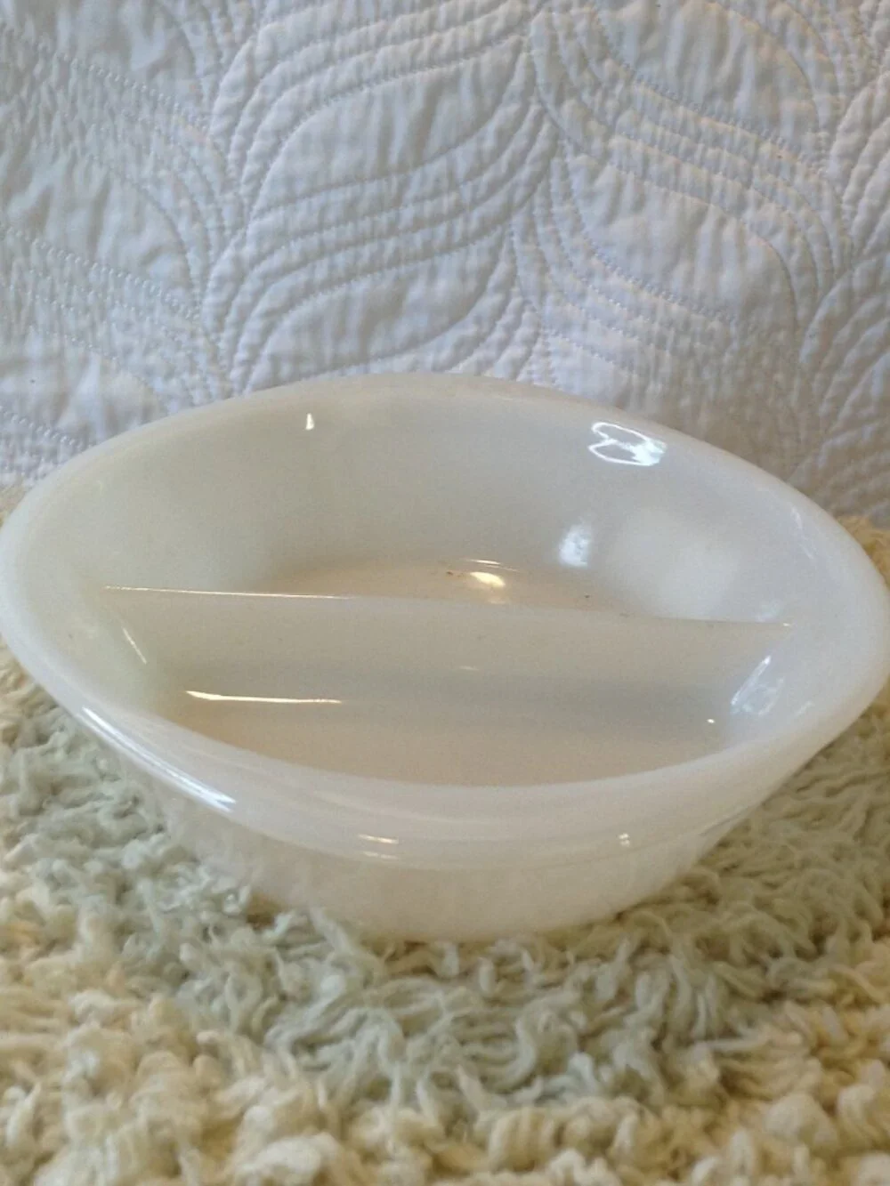 VTG '79 Glasbake USA Divided Dish Microwavable Collectible Kitchencore Bakeware